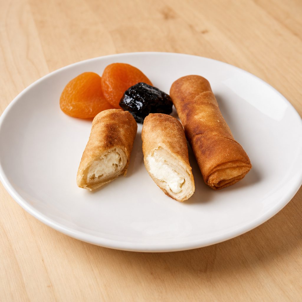 Cheese Spring Rolls.