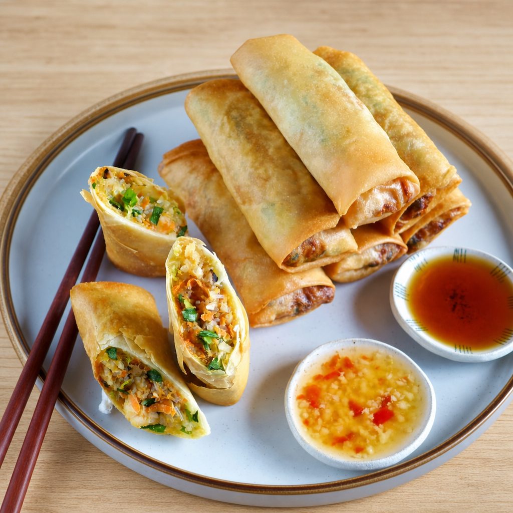 Veggies Spring Rolls.